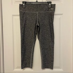 VS PINK yoga crop gray leggings